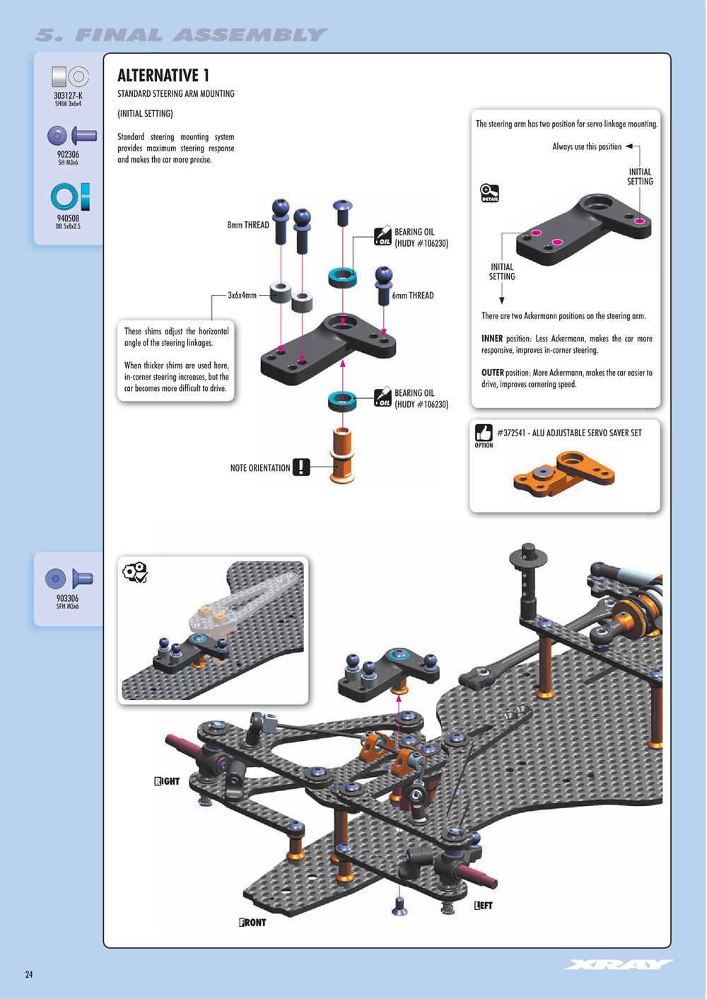 Xray - X1 2017 (X1'17) - Manual - Page 24