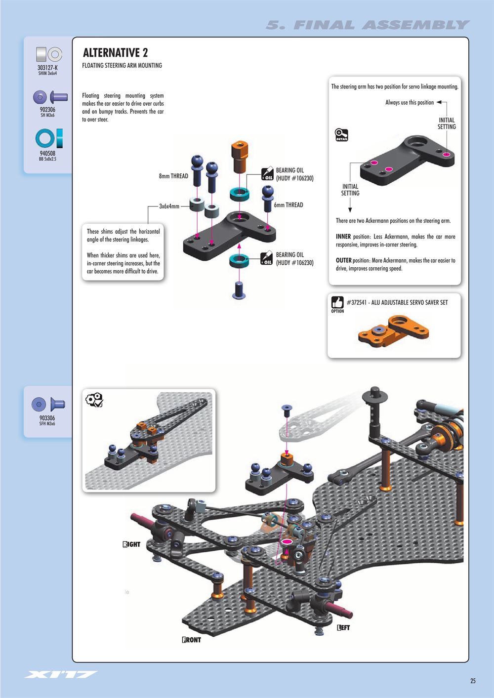 Xray - X1 2017 (X1'17) - Manual - Page 25
