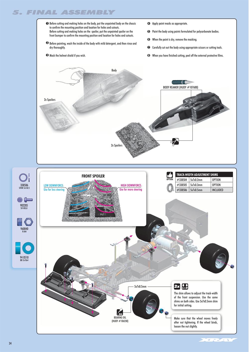 Xray - X1 2017 (X1'17) - Manual - Page 34
