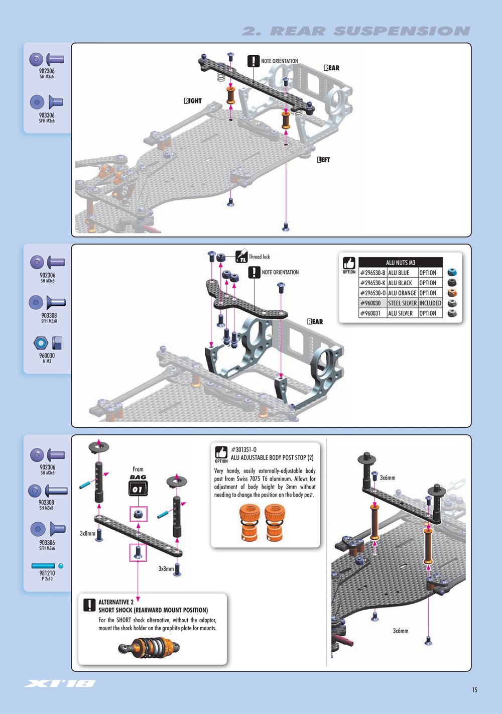 Xray - X1 2018 (X1'18) - Manual - Page 15