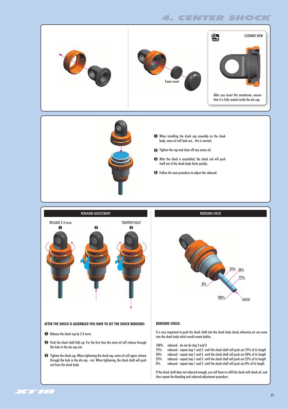 Xray - X1 2018 (X1'18) - Manual - Page 21