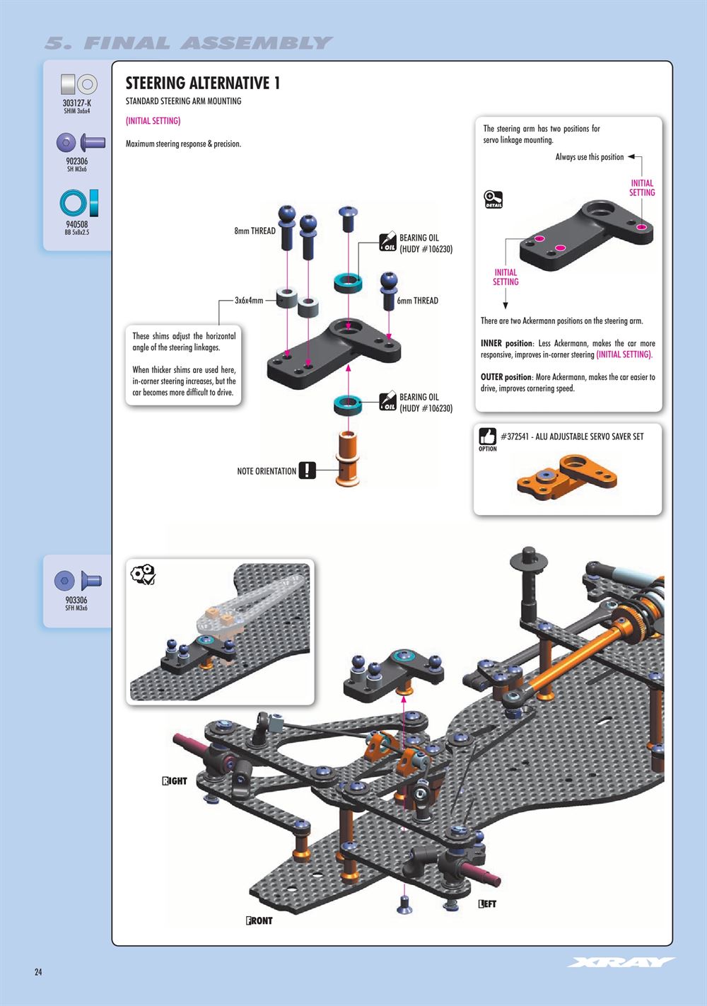 Xray - X1 2018 (X1'18) - Manual - Page 24