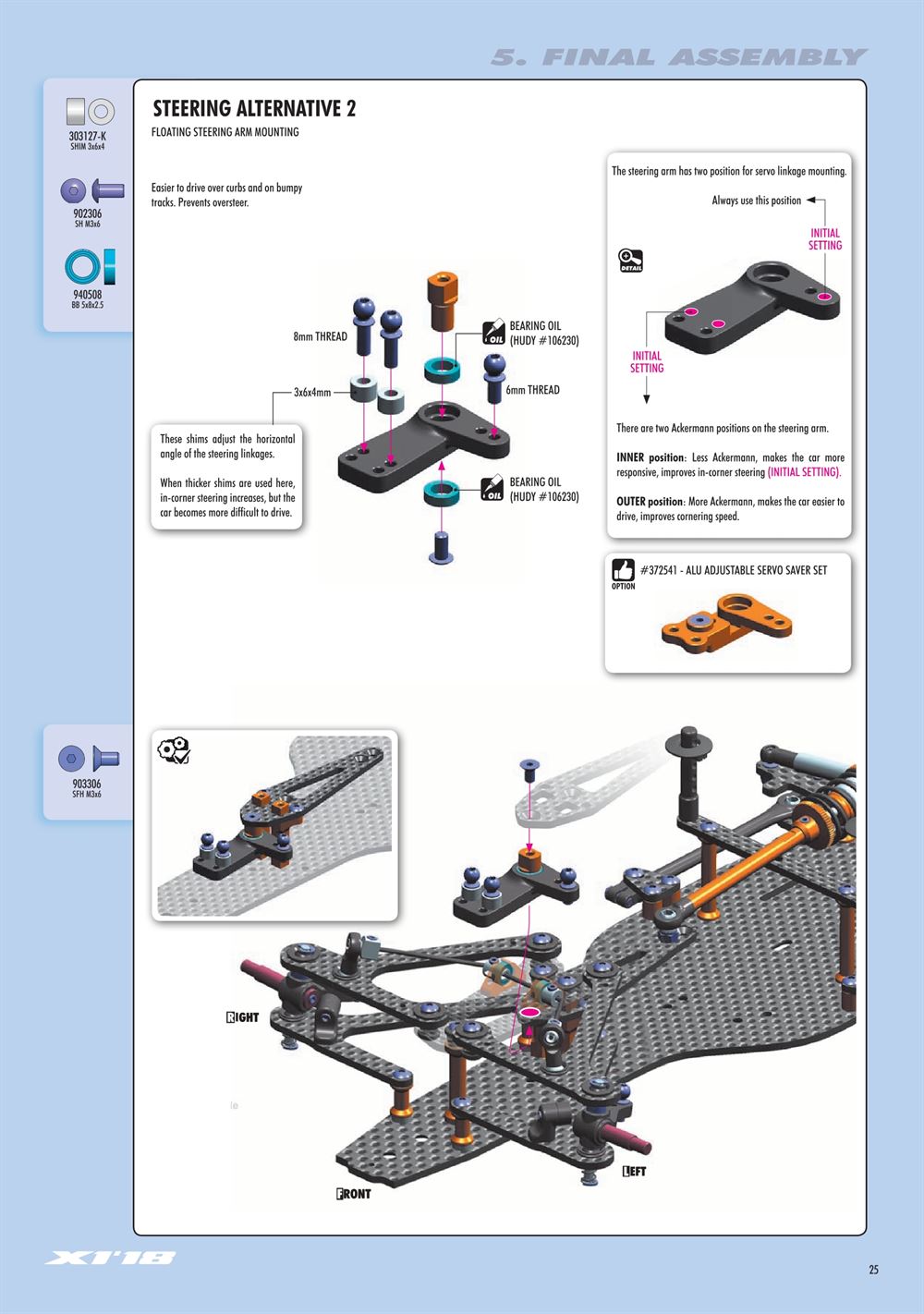 Xray - X1 2018 (X1'18) - Manual - Page 25