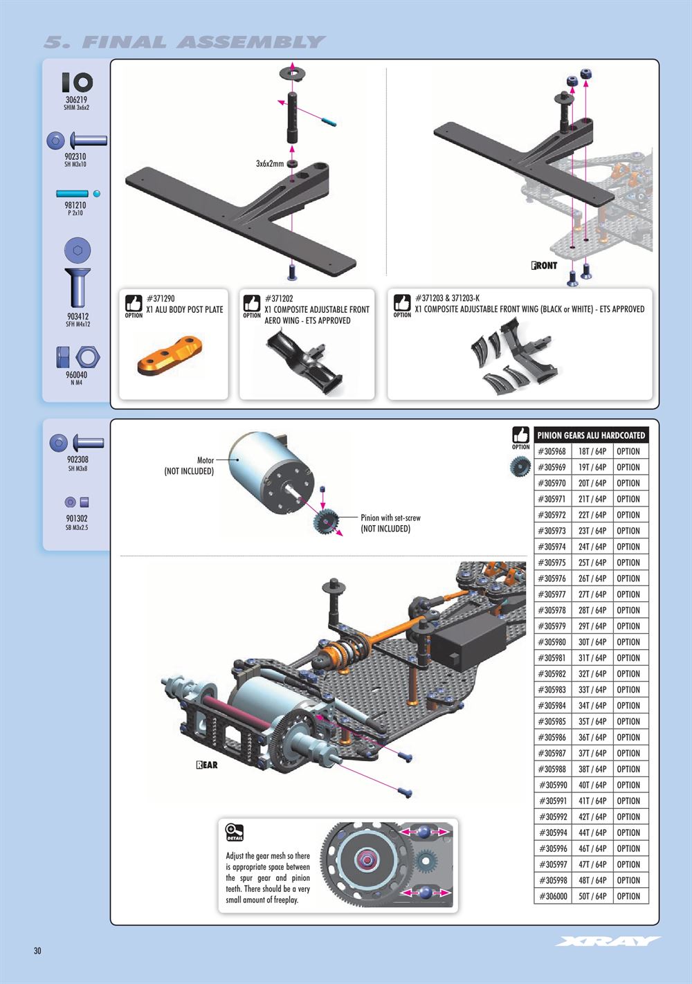 Xray - X1 2018 (X1'18) - Manual - Page 30