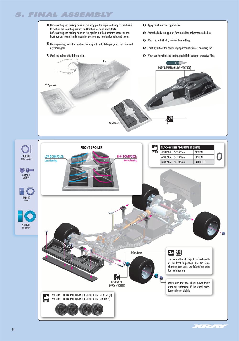 Xray - X1 2018 (X1'18) - Manual - Page 34