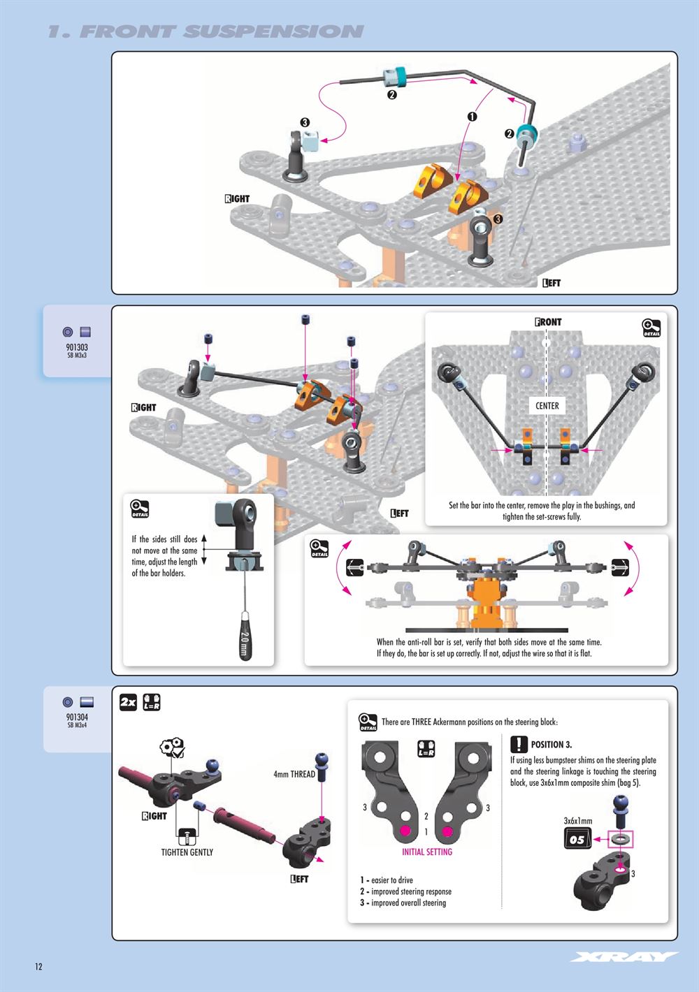 Xray - X1 2020 (X1'20) - Manual - Page 12
