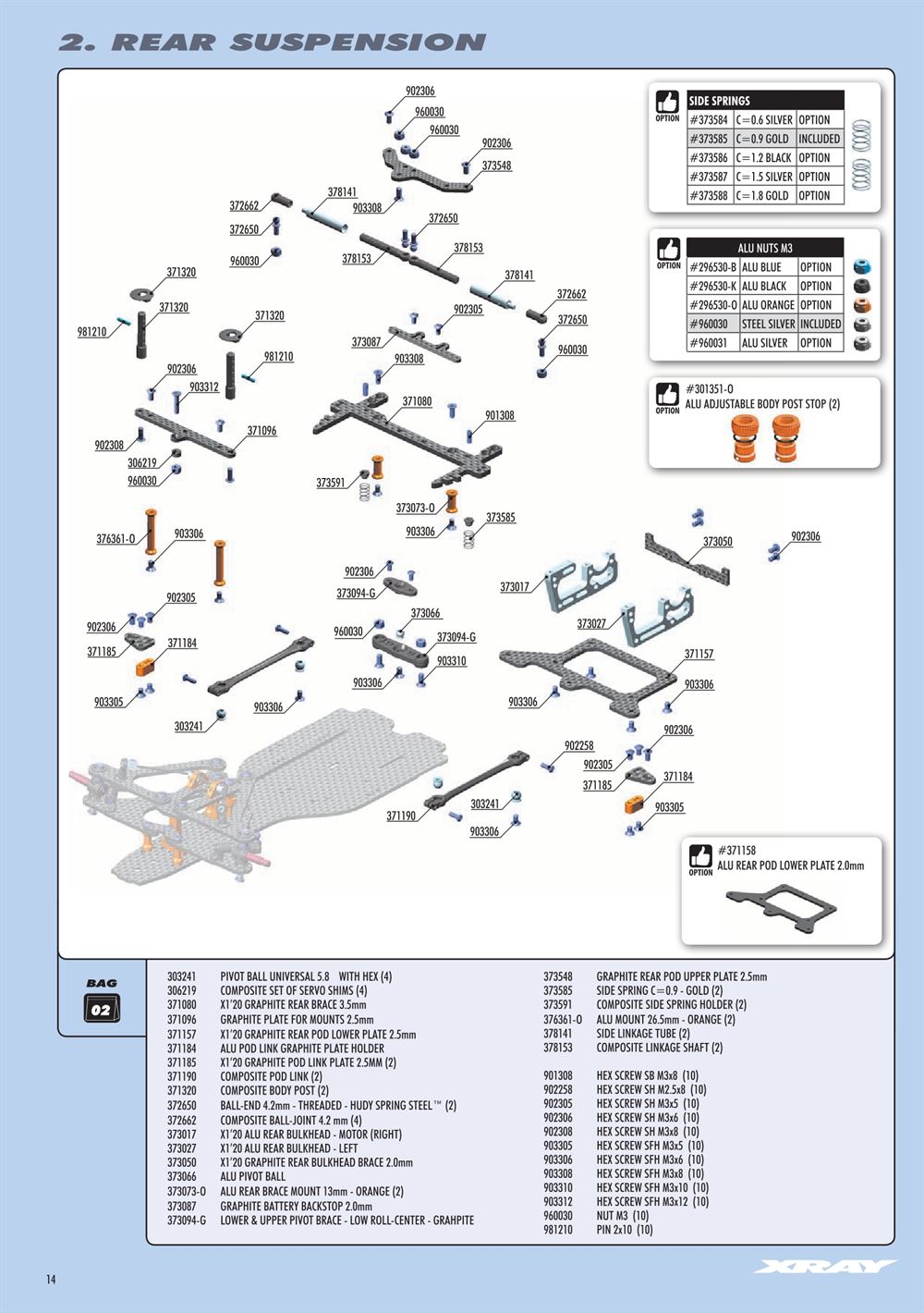 Xray - X1 2020 (X1'20) - Manual - Page 14