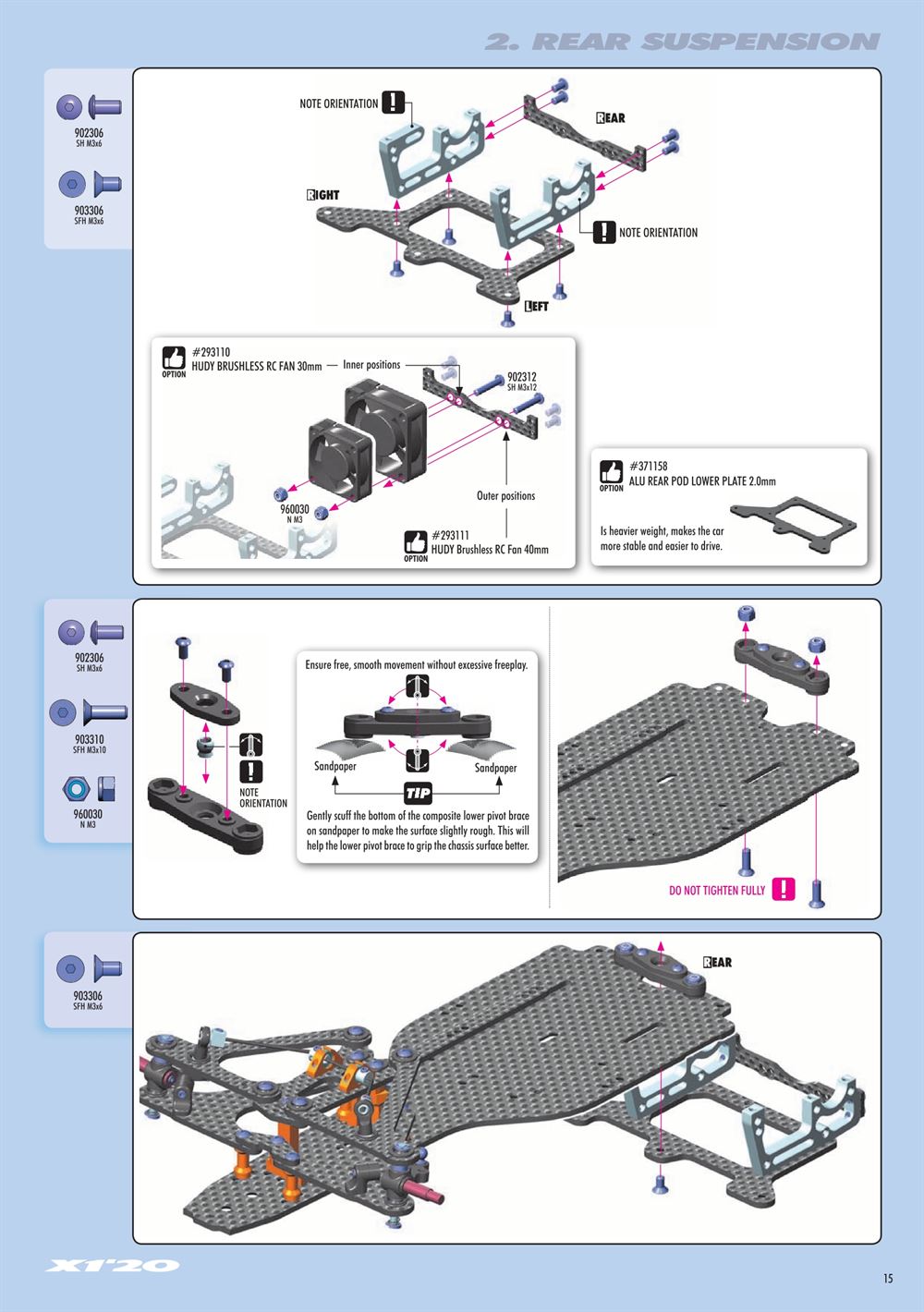 Xray - X1 2020 (X1'20) - Manual - Page 15