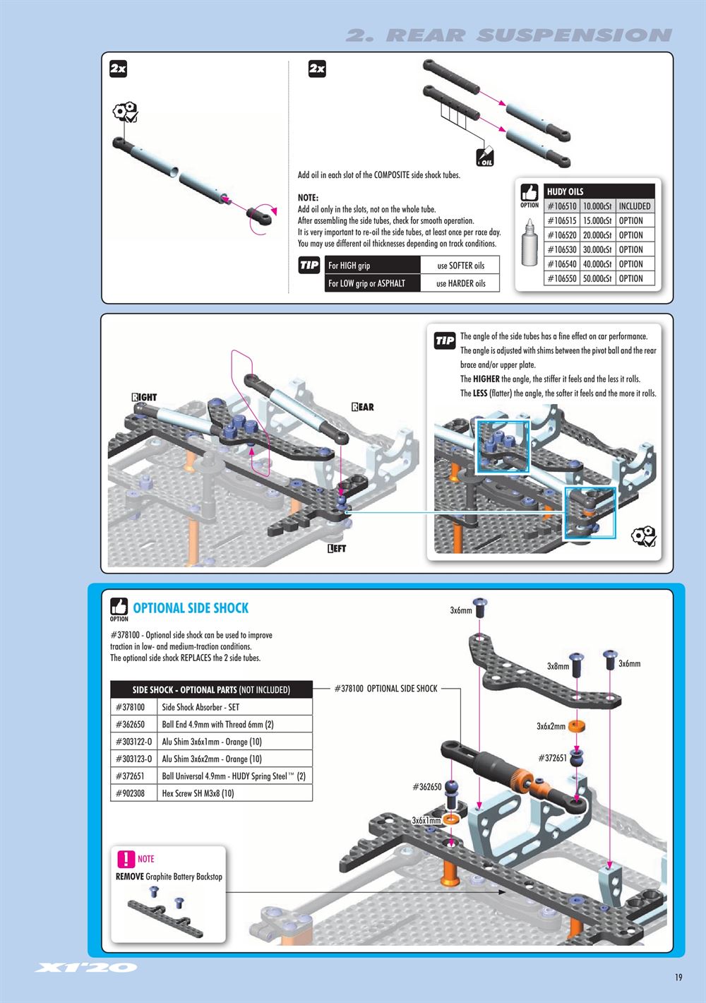 Xray - X1 2020 (X1'20) - Manual - Page 19