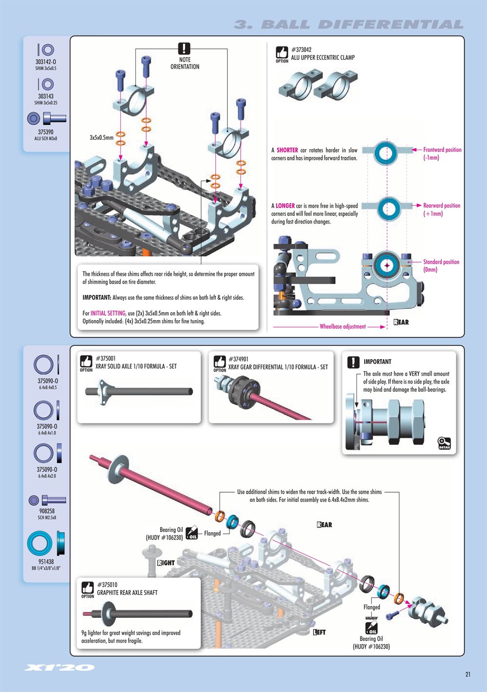 Xray - X1 2020 (X1'20) - Manual - Page 21