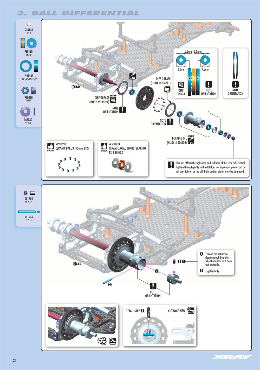 Xray - X1 2020 (X1'20) - Manual - Page 22