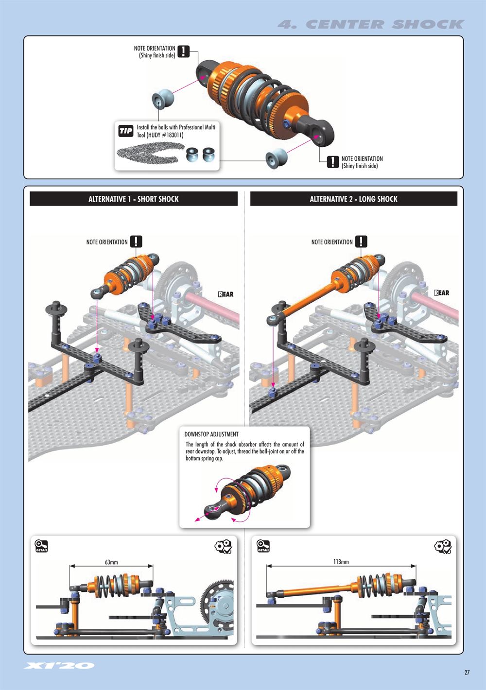 Xray - X1 2020 (X1'20) - Manual - Page 27
