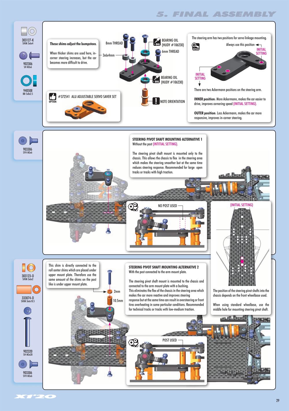 Xray - X1 2020 (X1'20) - Manual - Page 29