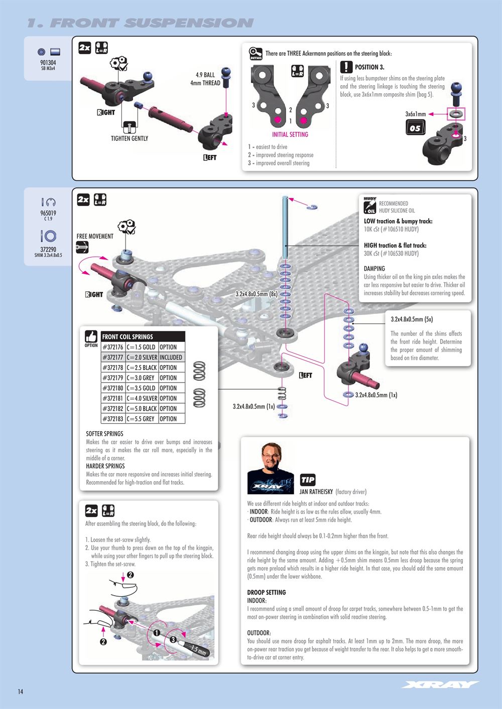 Xray - X1 2021 (X1'21) - Manual - Page 14