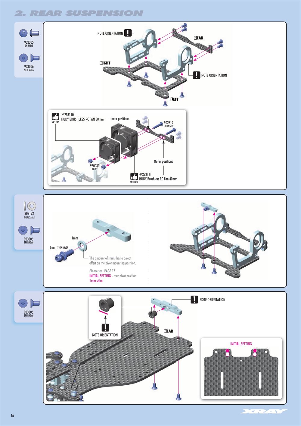 Xray - X1 2021 (X1'21) - Manual - Page 16