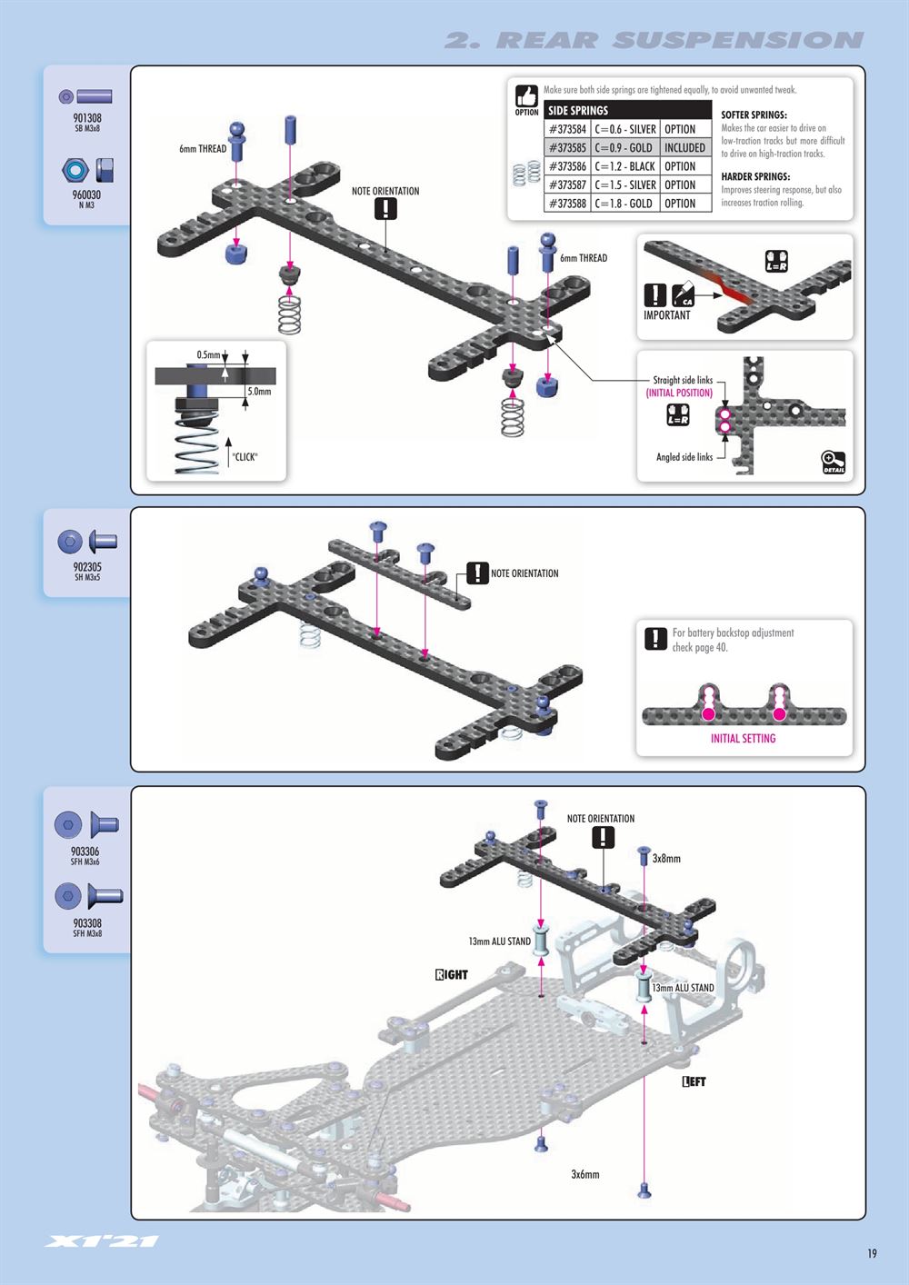 Xray - X1 2021 (X1'21) - Manual - Page 19
