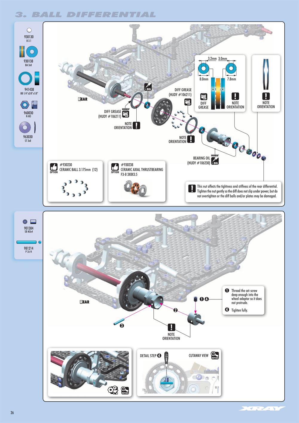 Xray - X1 2021 (X1'21) - Manual - Page 26