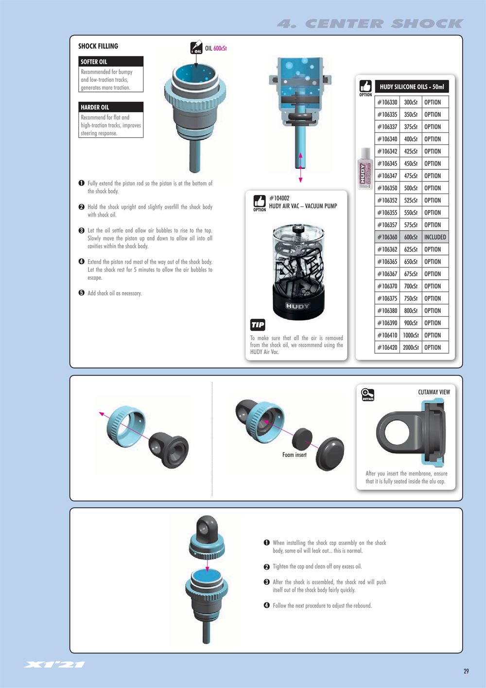Xray - X1 2021 (X1'21) - Manual - Page 29