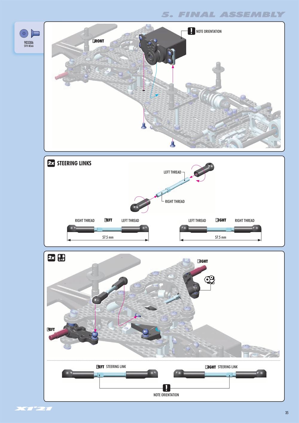 Xray - X1 2021 (X1'21) - Manual - Page 35