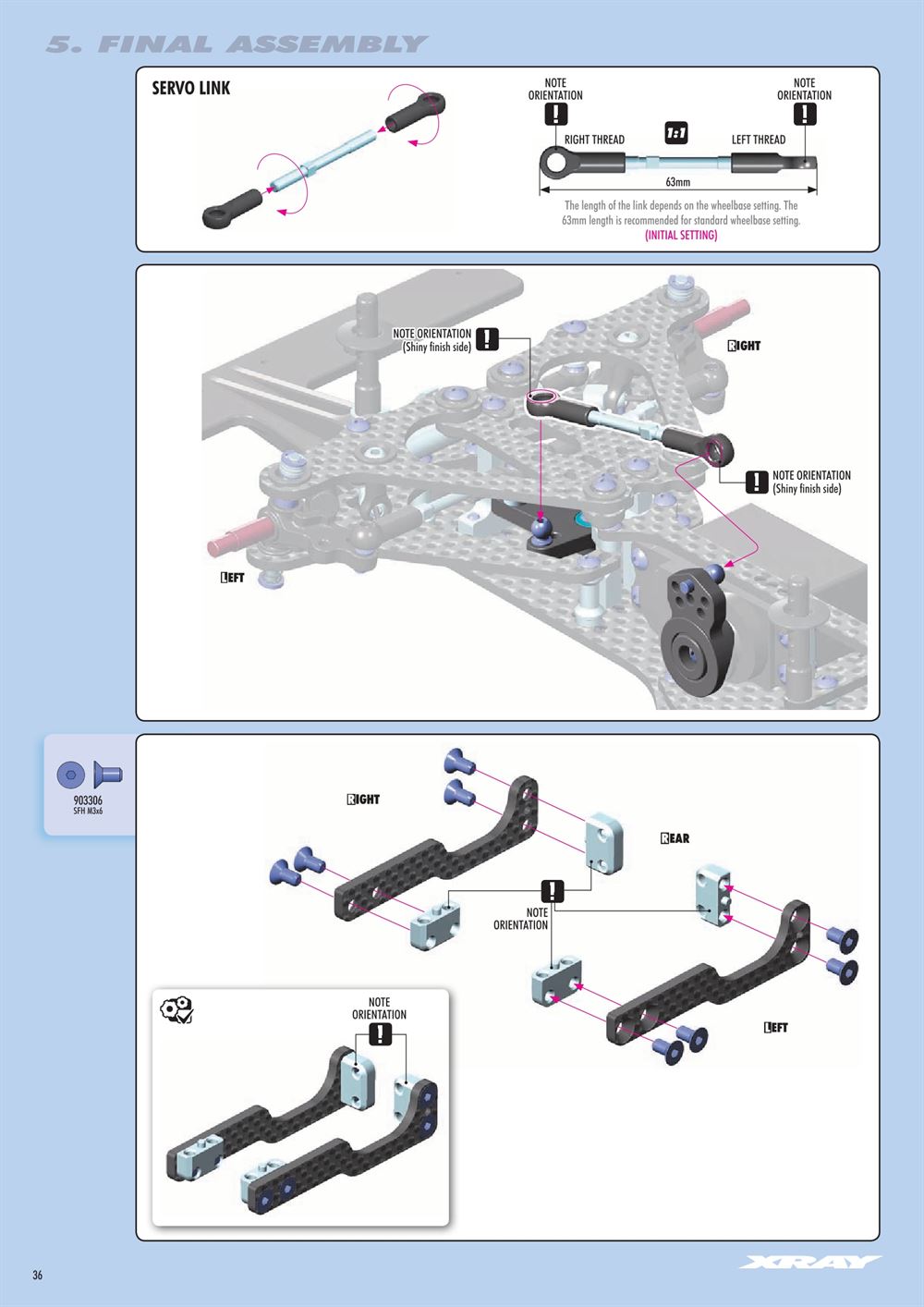 Xray - X1 2021 (X1'21) - Manual - Page 36