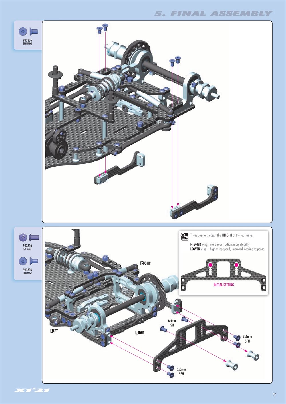 Xray - X1 2021 (X1'21) - Manual - Page 37