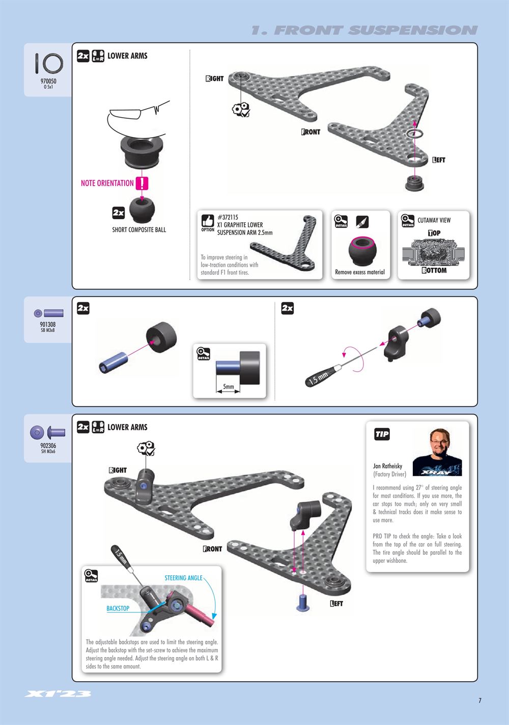 Xray - X1 2023 (X1'23) - Manual - Page 7