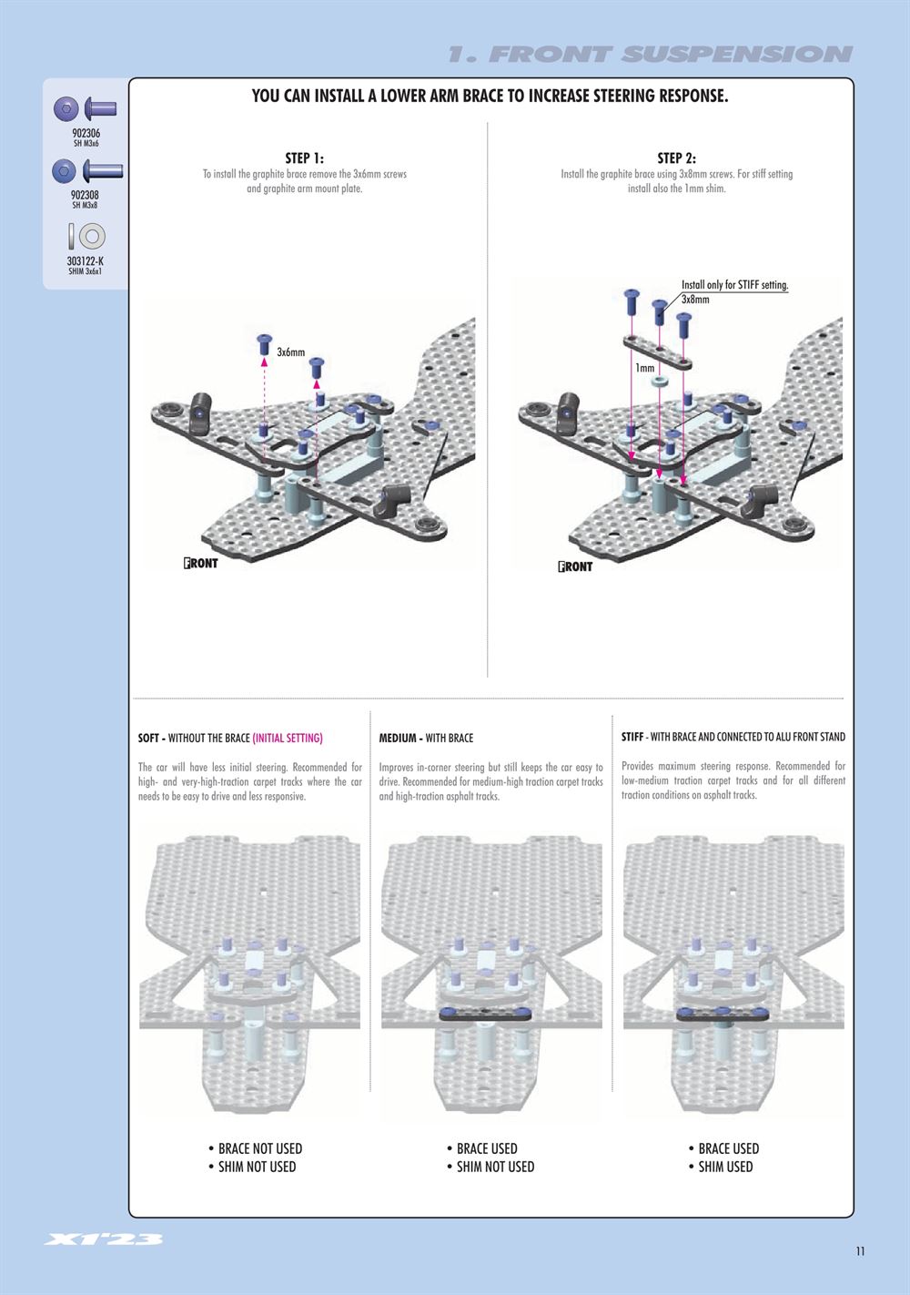 Xray - X1 2023 (X1'23) - Manual - Page 11