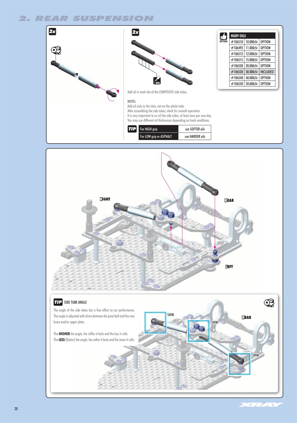 Xray - X1 2023 (X1'23) - Manual - Page 20