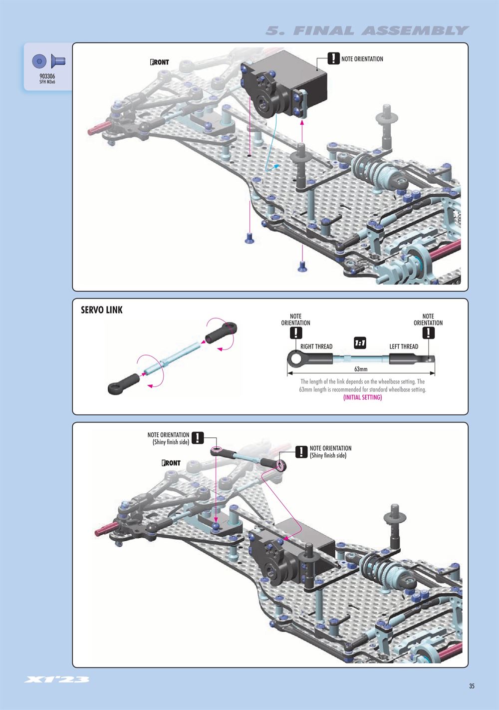 Xray - X1 2023 (X1'23) - Manual - Page 35