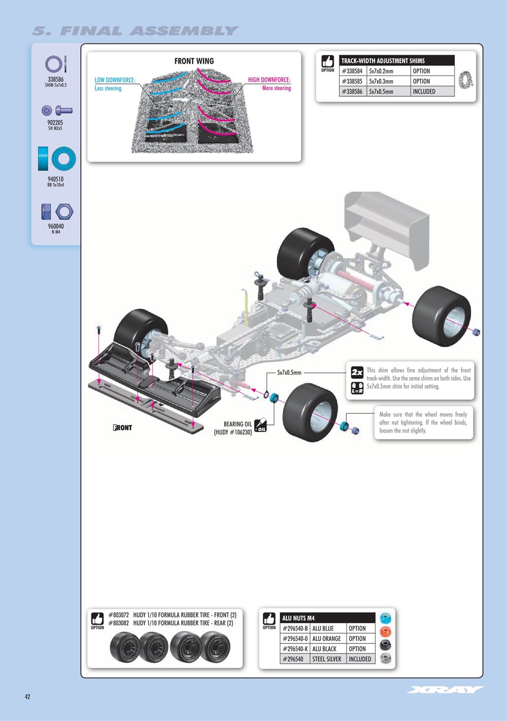 Xray - X1 2023 (X1'23) - Manual - Page 42