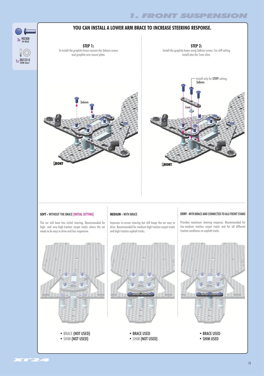 Xray - X1 2024 (X1'24) - Manual - Page 11