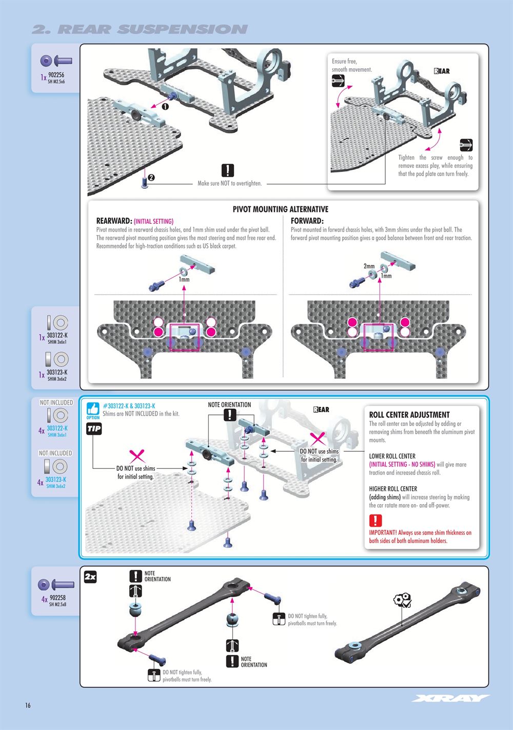 Xray - X1 2024 (X1'24) - Manual - Page 16