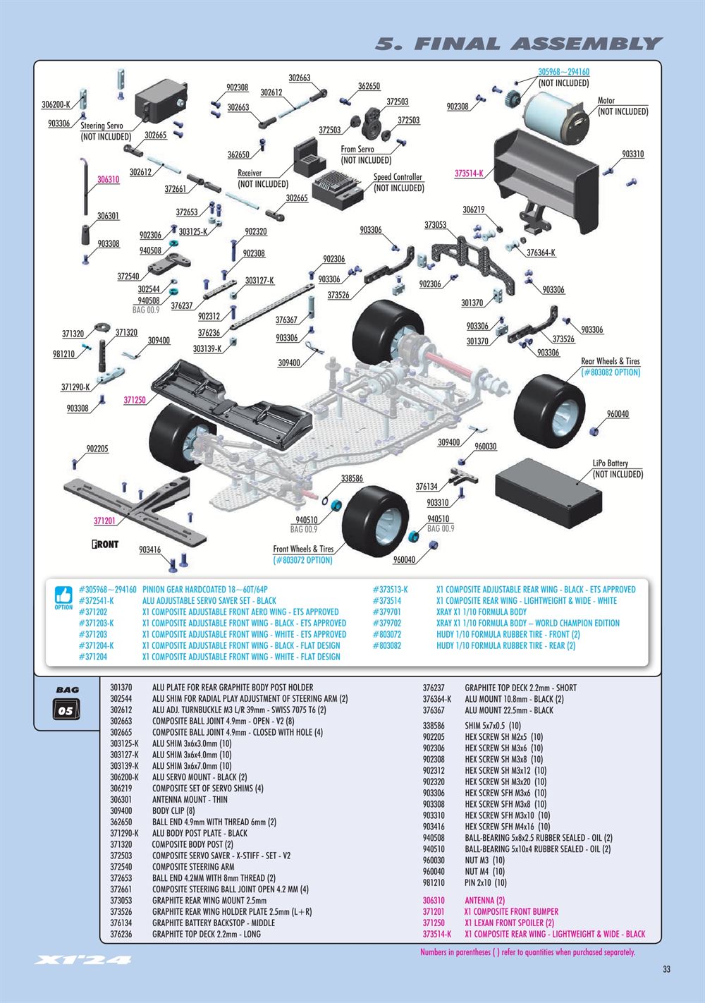 Xray - X1 2024 (X1'24) - Manual - Page 33