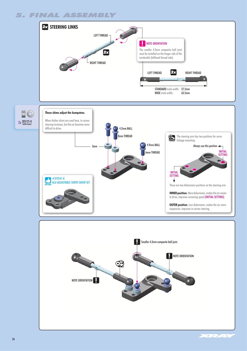 Xray - X1 2024 (X1'24) - Manual - Page 34
