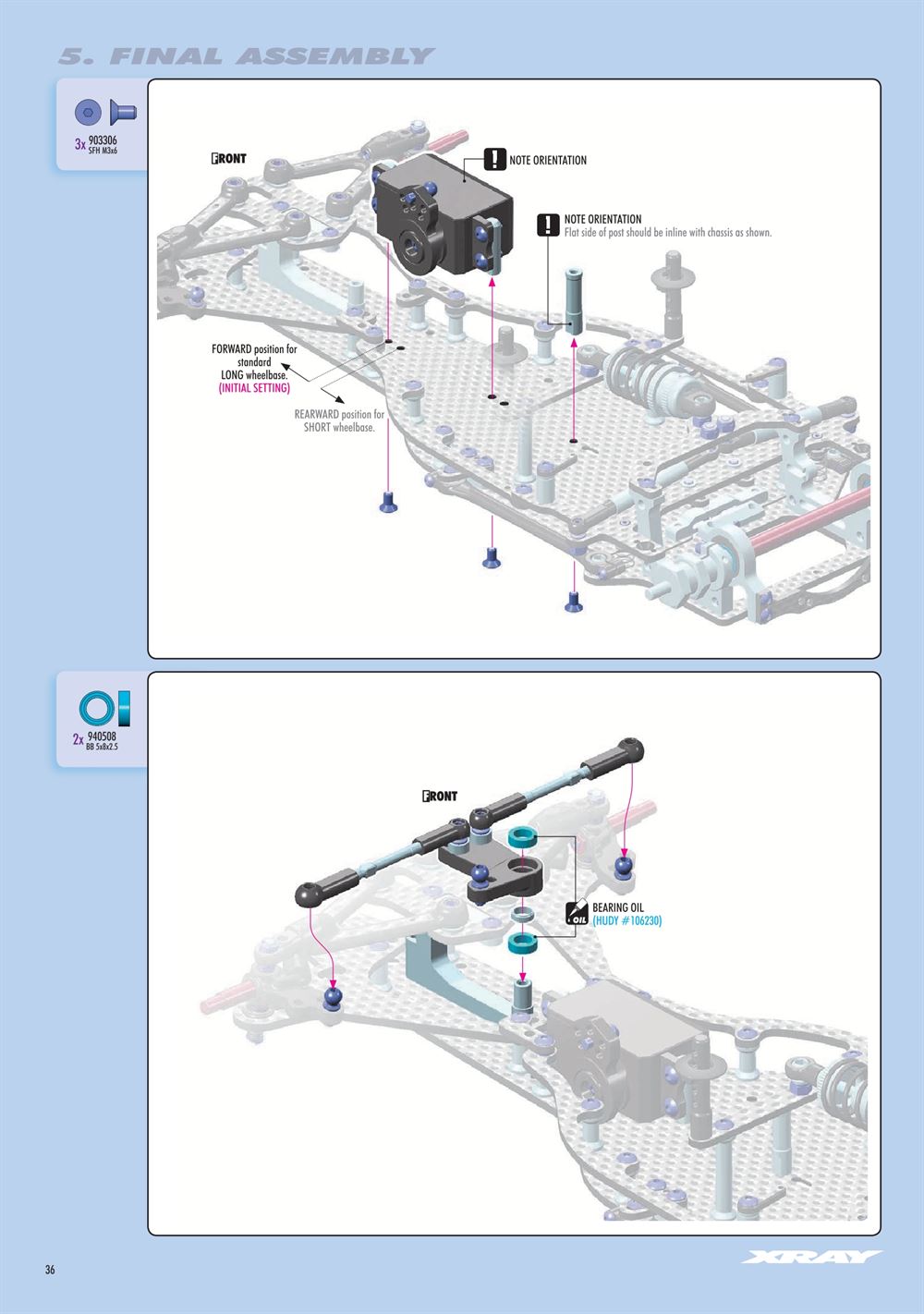 Xray - X1 2024 (X1'24) - Manual - Page 36