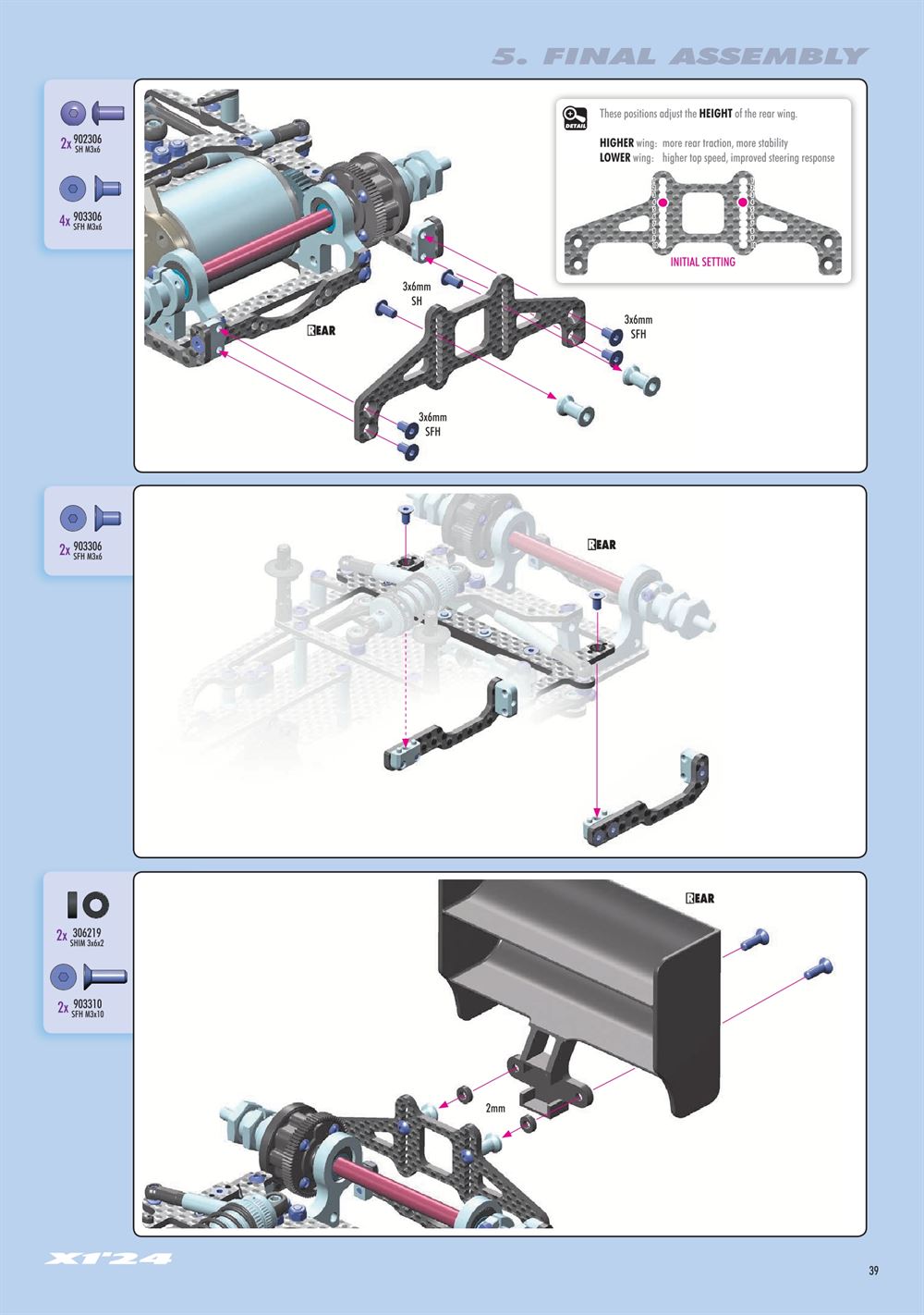 Xray - X1 2024 (X1'24) - Manual - Page 39
