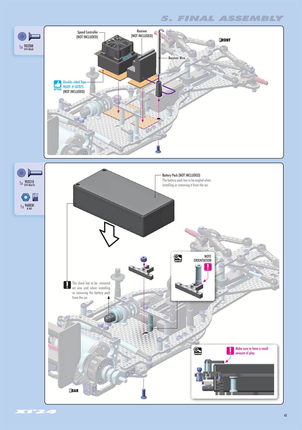 Xray - X1 2024 (X1'24) - Manual - Page 41