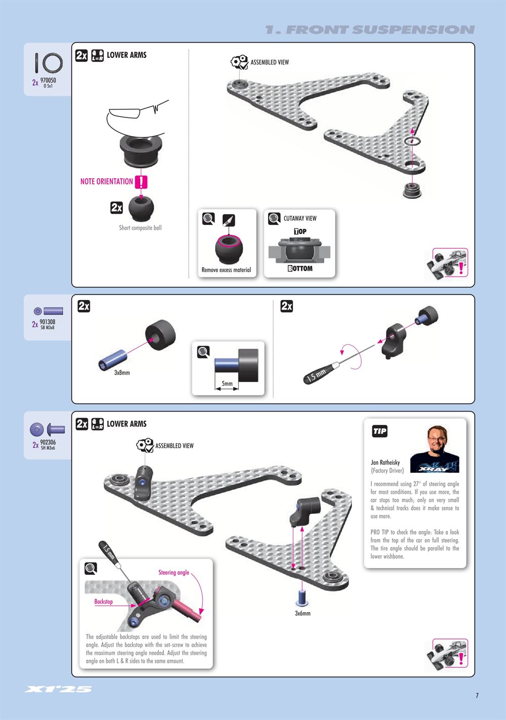 Xray - X1 2025 (X1'25) - Manual - Page 7