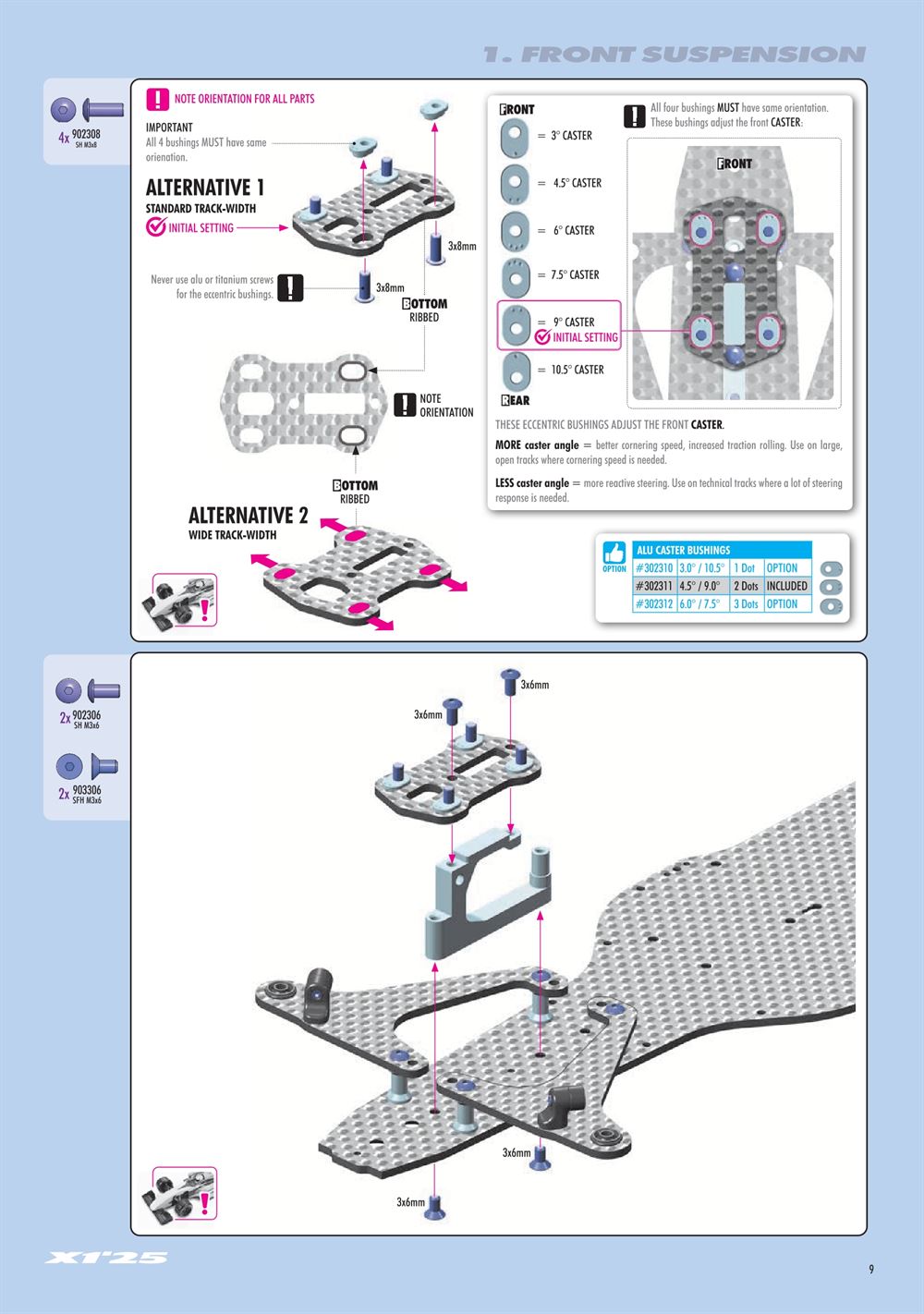 Xray - X1 2025 (X1'25) - Manual - Page 9
