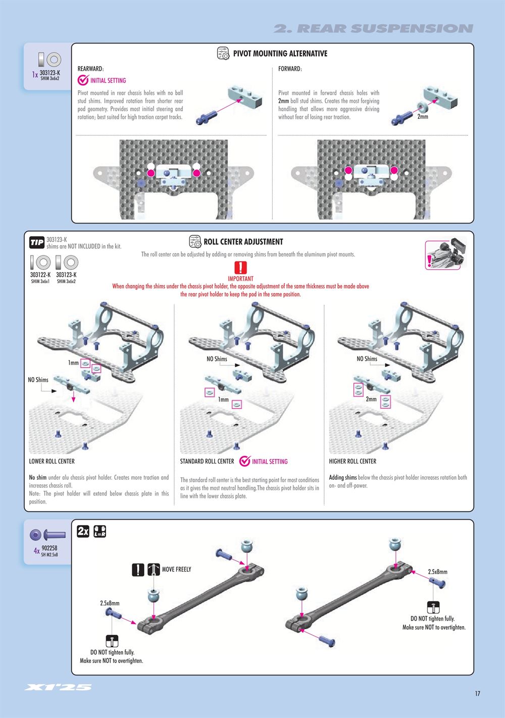 Xray - X1 2025 (X1'25) - Manual - Page 17