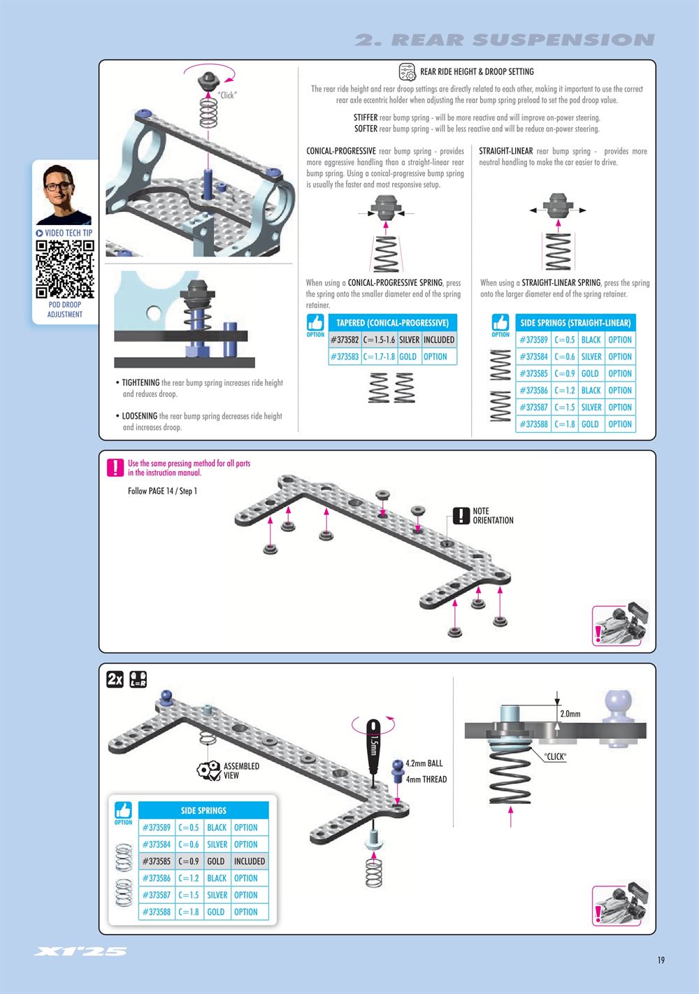 Xray - X1 2025 (X1'25) - Manual - Page 19