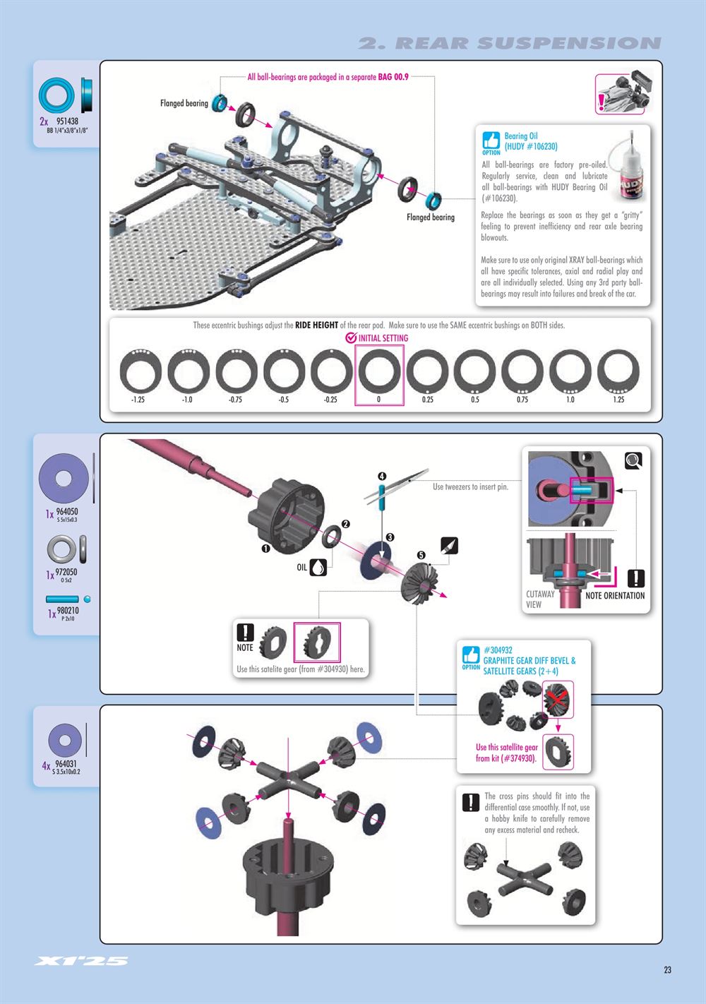 Xray - X1 2025 (X1'25) - Manual - Page 23