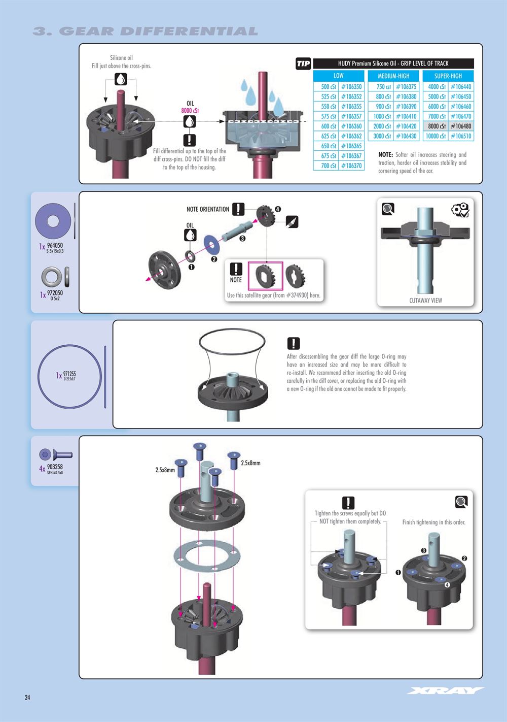 Xray - X1 2025 (X1'25) - Manual - Page 24