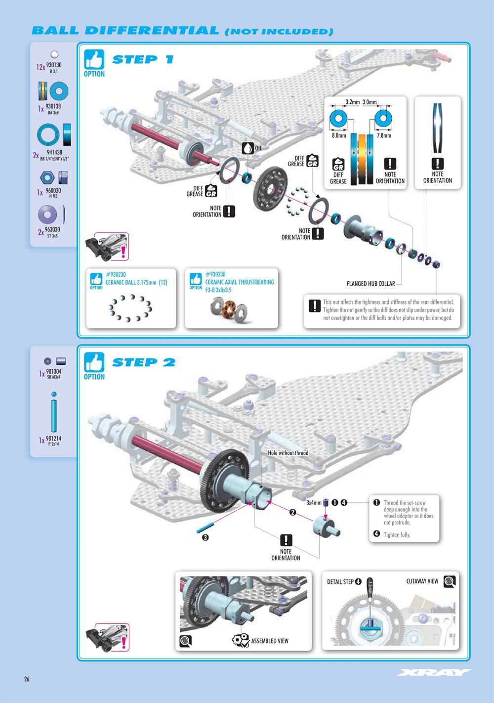 Xray - X1 2025 (X1'25) - Manual - Page 26