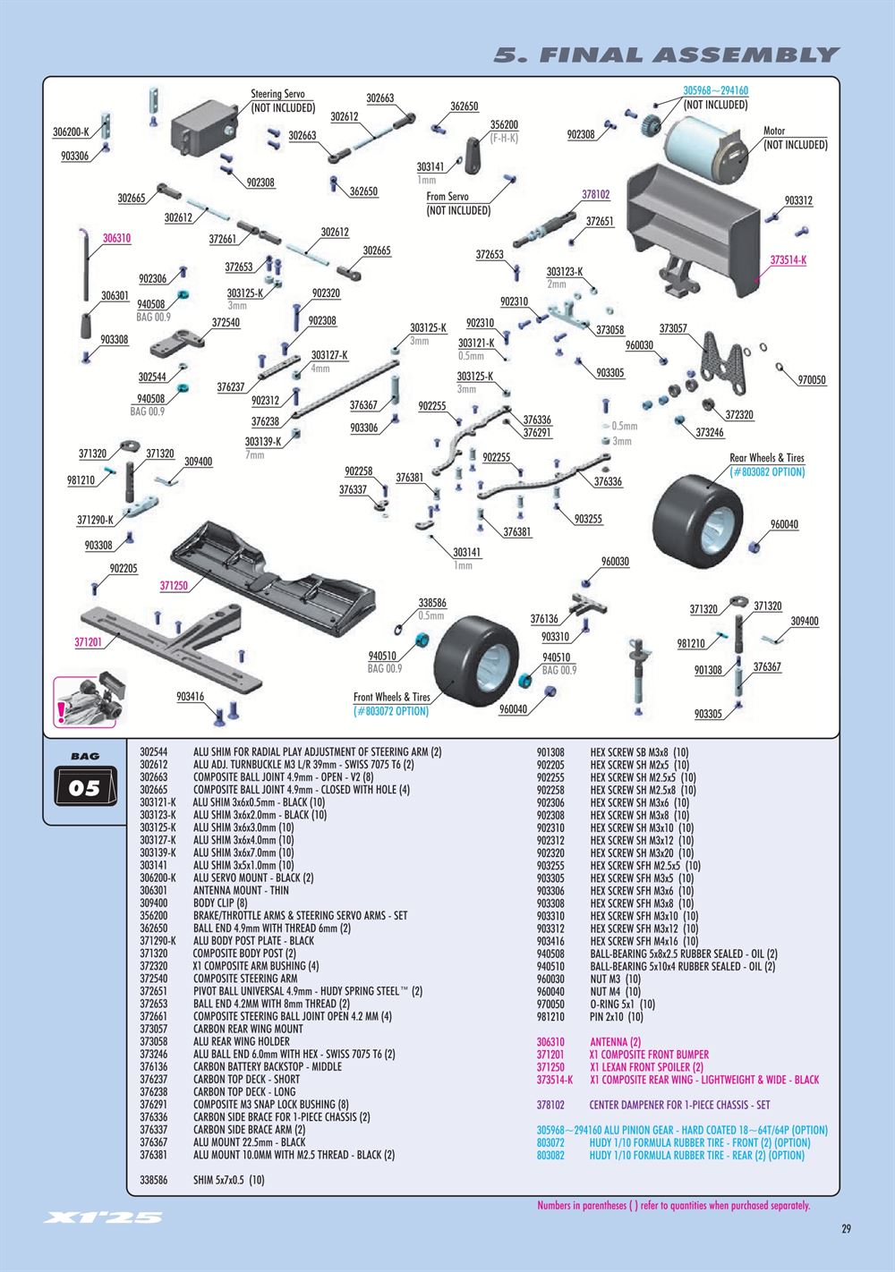 Xray - X1 2025 (X1'25) - Manual - Page 29