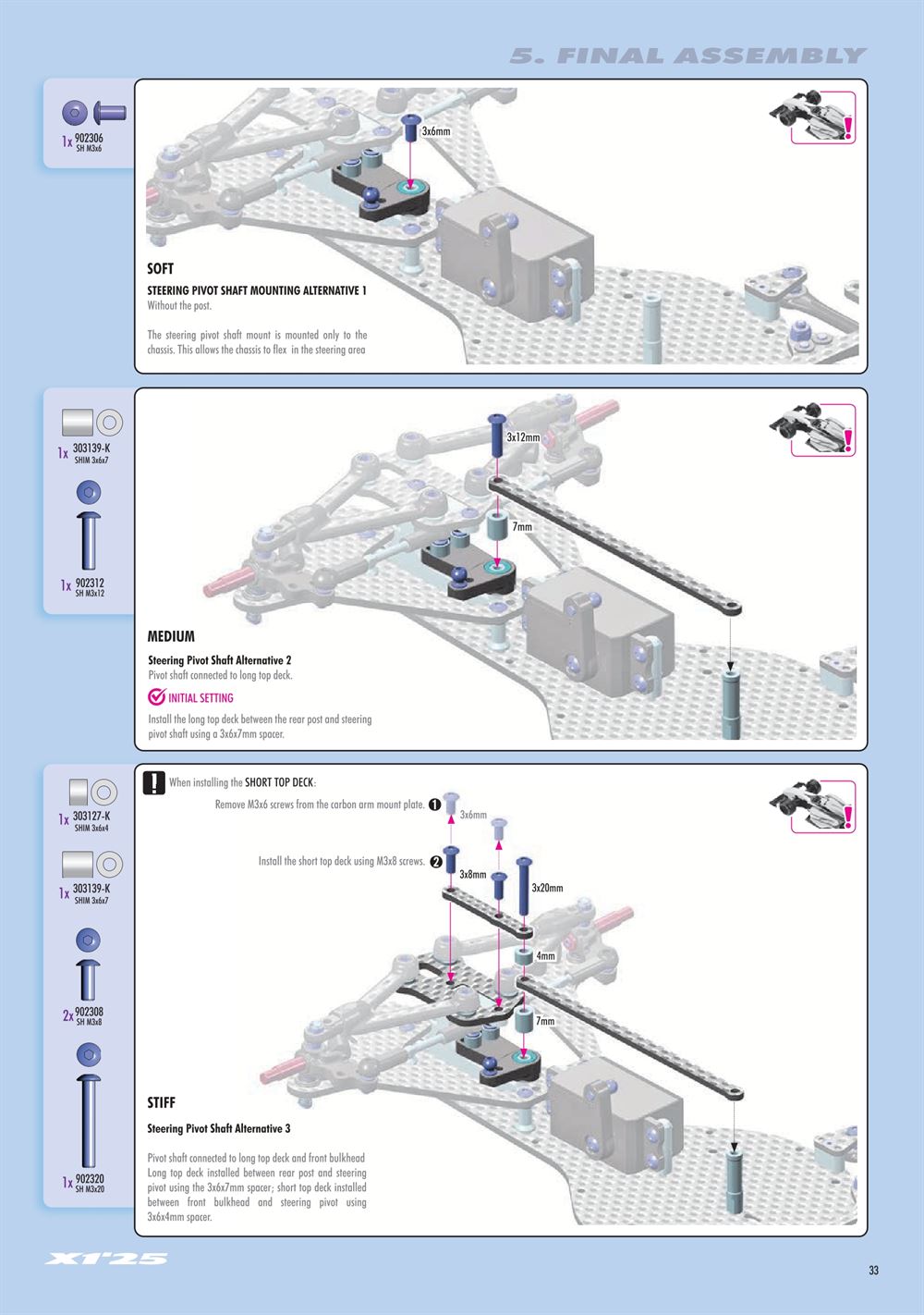 Xray - X1 2025 (X1'25) - Manual - Page 33