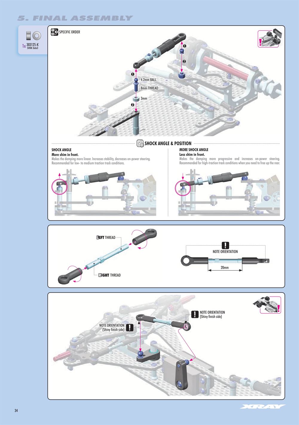Xray - X1 2025 (X1'25) - Manual - Page 34