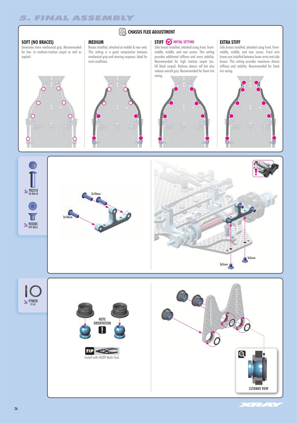 Xray - X1 2025 (X1'25) - Manual - Page 36