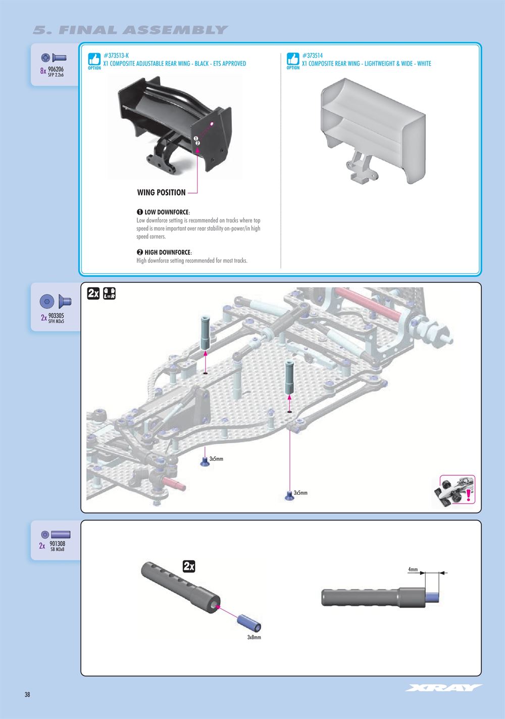 Xray - X1 2025 (X1'25) - Manual - Page 38