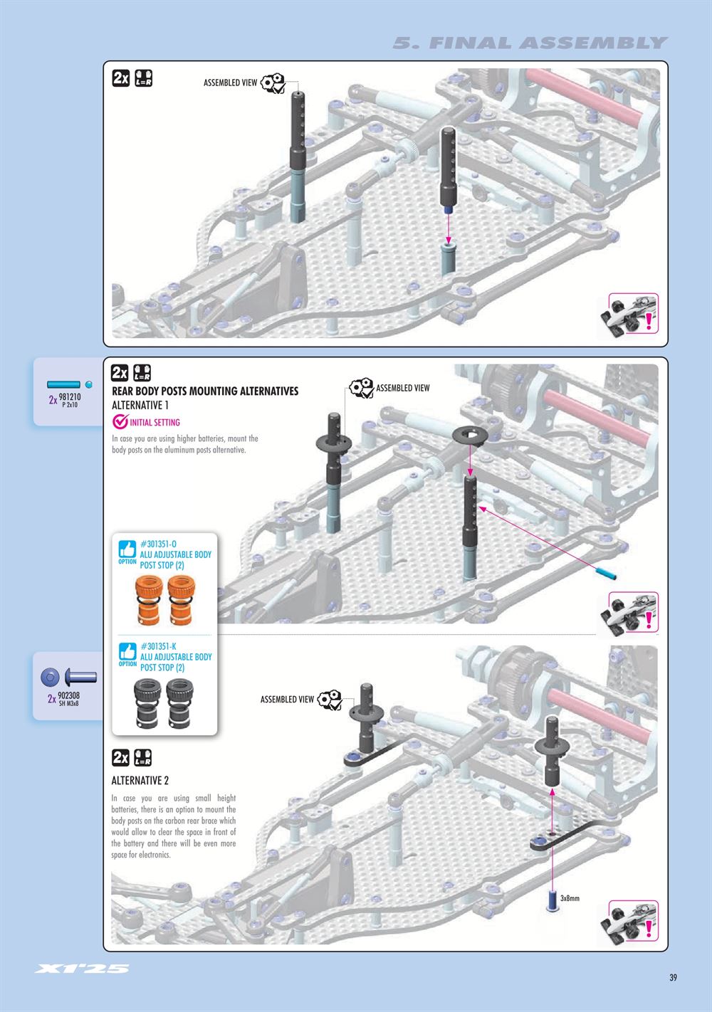 Xray - X1 2025 (X1'25) - Manual - Page 39